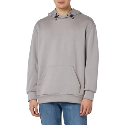 Image of Dagi Men&#039;s Hooded Long Sleeve Sweatshirt, Gray, M