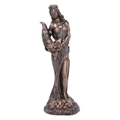 Image of Nemesis Now Fortuna the Greek Goddess of Fortune (Medium) 15.5cm, Resin, Cast in Finest Expertly Hand Painted