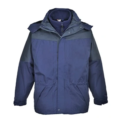 Image of Portwest Aviemore 3 in 1 Men&#039;s Jacket, Size: L, Colour: Navy, S570NARL