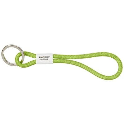 Image of Copenhagen Design PANTONE key Chain S, short hanger, nylon, green, Greenery 15 0343, Colro of The Year 2017