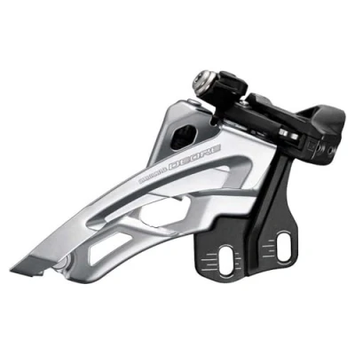 Image of Shimano Deore MTB FD M6000 Front derailleur 3x10 speed Side Swing direct mounting deep black/silver 2018 Mountain Bike