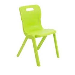 Image of Titan One Piece Chair Size 6 460mm Seat Height Lime T6 L