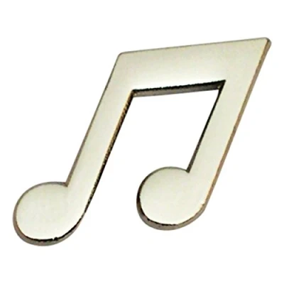 Image of Music Note Quaver Metal Enamelled Pin Badge Lapel XJKB5 04