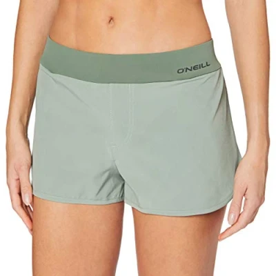 Image of O&#039;Neill Women&#039;s PW Essential Swim shorts, womens, Board 0A8106, Green, S