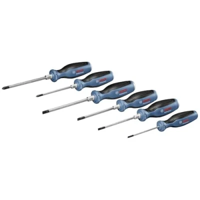 Image of Bosch Professional six Piece Torx Screwdriver Set (Torx, S2 Steel)