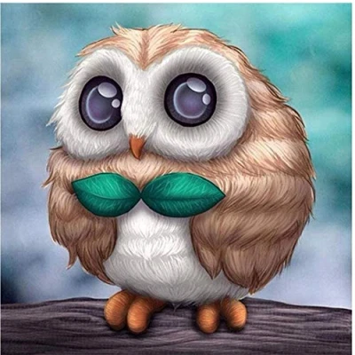 Image of 5D DIY Diamond Painting Kits for Adults Full,owl Full Drill Embroidery Paintings Rhinestone Pasted Cross Stitch Arts Crafts Home Wall Decor 11.8x11.8Inches