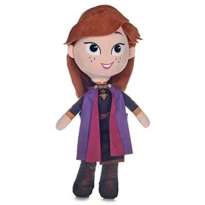Image of Posh Paws 37324 Frozen 2 Anna Soft Doll 50cm, Purple