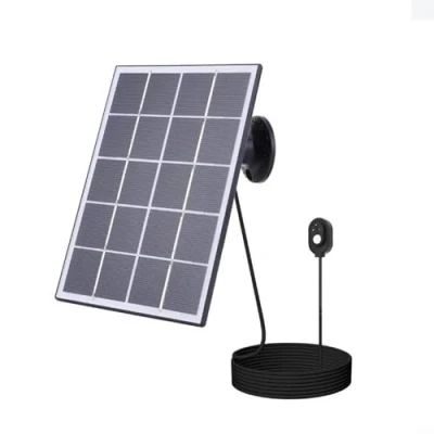 Image of Solar Panel Charger Compatible Arlo Ultra/Ultra 2, For Pro 5S, 4, 3, 3 Floodlight Cameras, With Magnetic Suction Interface(black)
