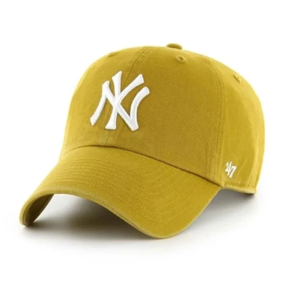 Image of 47 Brand Adjustable Cap CLEAN UP New York Yankees gold