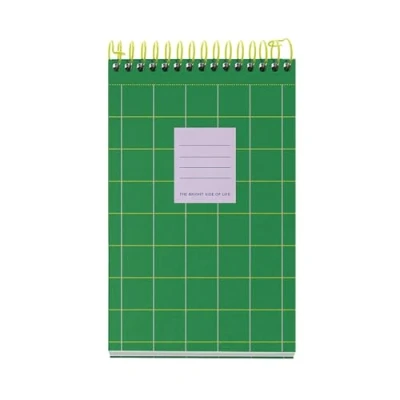 Image of Miquelrius A6 Notebook (105 x 148 mm), 120 70 g/m² Squared Sheets, Rigid Cardboard Cover, 4 Colour Bands, Spiral, No Drilling, Notebook, Cute Stationery, Green Bright