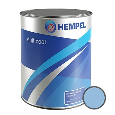 Image of Hempel Multicoat Light Blue 750ml Boat Paint Topcoat