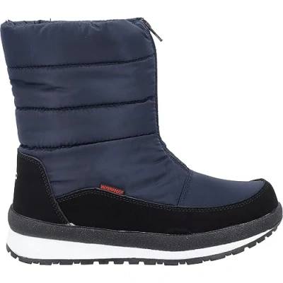 Image of CMP Unisex&#039;s Kids RAE Snow Boots WP, Black Blue, 11 UK