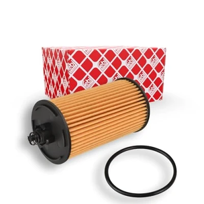 Image of 025195785 Oil Filter FEBI BILSTEIN 107824 with seal ring Insert VAUXHALL: Mokka / X, CHEVROLET: Cruze Estate, Aveo Hatchback, Orlando