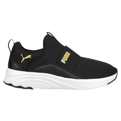Image of PUMA Women&#039;s Softride Sophia Slip on Running Shoe, Black, 5 UK