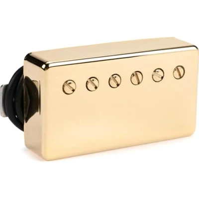 Image of Seymour Duncan SSH PG 1 N Gcov Pearly Gates Neck Cover Gold
