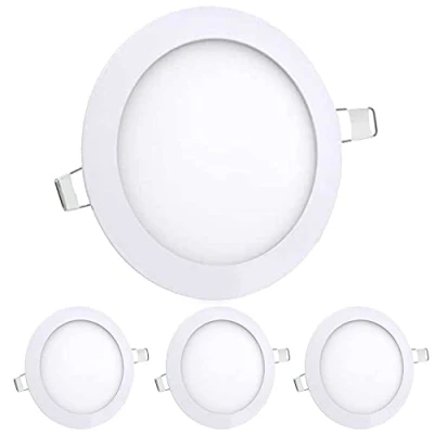 Image of LED Recessed Ceiling Mounting Lamp Light Panel 6W Round Downlights Daylight White 6500K Non Dimmable (5X Lights)