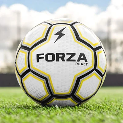 Image of FORZA Pro GK React Footballs (Irregular Bounce) Size 5 Football &amp; 4 Ball To Improve Goalkeeper Reflexes Player Reactions Training Equipment (Size 5)