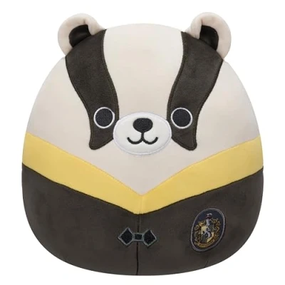 Image of Squishmallows Original “Harry Potter 10 Inch Hufflepuff Badger in Hogwarts Robe Plush Ultrasoft Official Jazwares (Medium Sized)