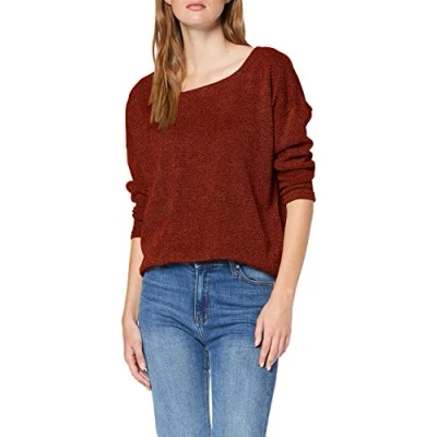 Image of ONLY Women&#039;s Onlalba 3/4 Top JRS Noos T Shirt, Picante, XXS