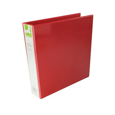 Image of Q Connect A4 40mm Presentation 4d Ring Binder Red