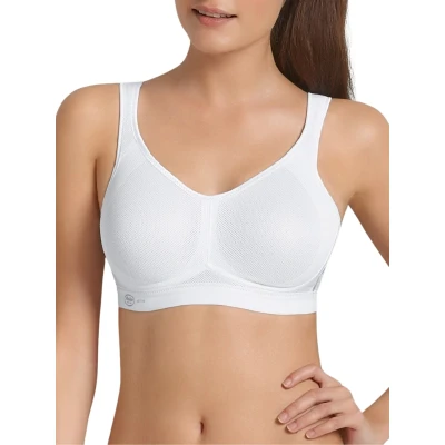 Image of Anita Women&#039;s Non Wired Sports Bra Air Control 5533 White 38a