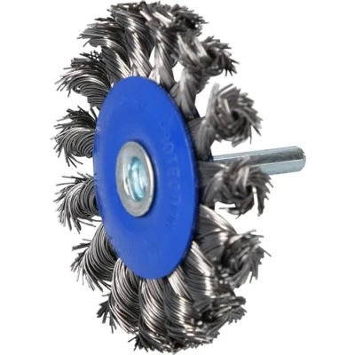 Image of BRLLIANT TOOLS Brilliant BT103109 Disc Brush Twisted Diameter 75 mm with 6 Attachment [Powered by KS Tools]