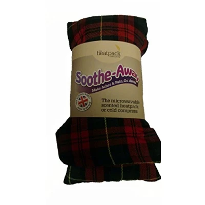 Image of Wheat &amp; Lavender Herbal Heat Pack Red Tartan Design