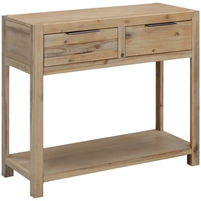 Image of vidaXL Console Table 82x33x73 cm Solid Acacia Wood
