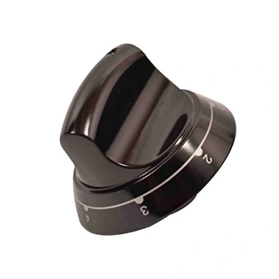 Image of sparefixd Main Oven Temperature Black Control Knob Dial for Hotpoint Cooker