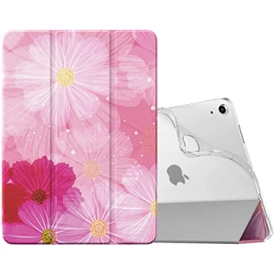 Image of MoKo for iPad Air 6th Generation 11 inch Case (M2) 2024, 5th/4th Gen 10.9&quot; 2022/2020, Translucent Frosted Soft TPU Back Cover 6/5/4 Gen, Slim Case, Coreopsis