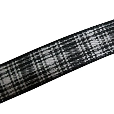 Image of Berisfords Tartan Plaid Polyester Satin Ribbon 40mm Wide (Menzies, 3 M)