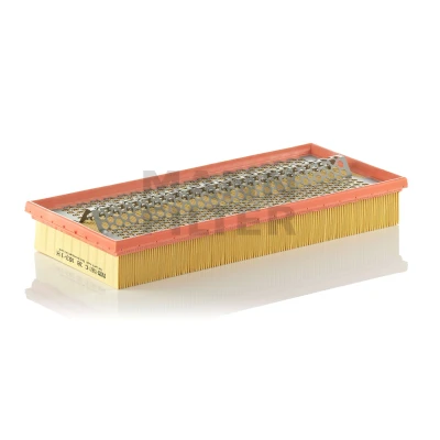 Image of 25062203 Air Filter MANN C 38 163/1 50mm 171mm 380mm Insert MERCEDES BENZ: W124 Estate, Saloon, 190, SSANGYONG: Musso Off Road