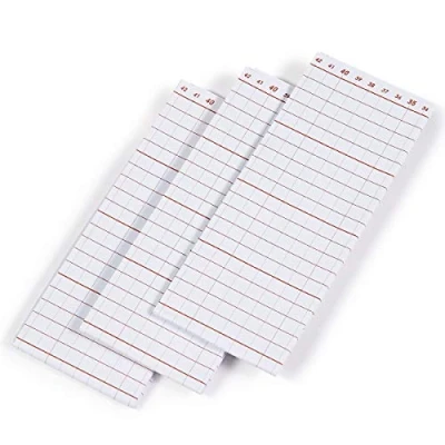 Image of Prym Squared Paper, White, Red, One Size