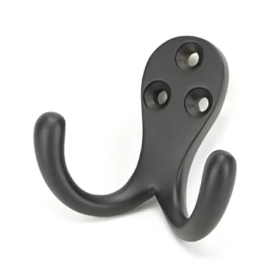 Image of Celtic Double Coat Hook Aged Bronze Finish