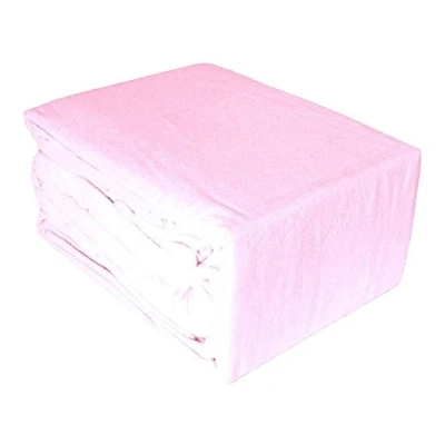 Image of Select ED® Luxuries Flannelette Brushed Cotton Duvet Quilt Cover with Pillow Case Bedding Set (Double, Pink)