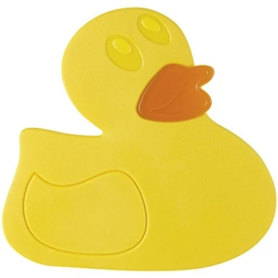 Image of Spirella Shower Mat Bath Non Slip Pads Duck Pack of 6 Antibacterial with Suction Cups