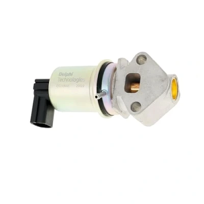Image of 06B131501, 06B131501A EGR valve DELPHI EG10646 12B1 with gaskets/seals, without cooler AUDI: A4 B7 Saloon, B6 Avant
