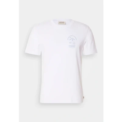 Image of Scotch And Soda Logo T Shirt White size S