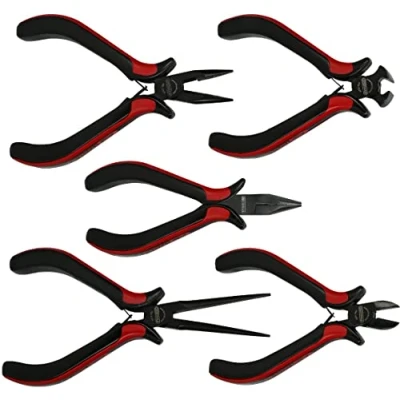 Image of KS Tools 500.7020 Precision pliers set, 5 pcs