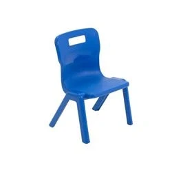 Image of Titan One Piece Chair Size 1 260mm Seat Height Blue T1 B