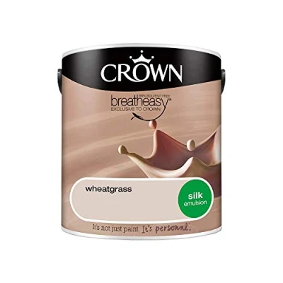 Image of Crown Breatheasy Emulsion Paint Silk Wheatgrass 2.5L