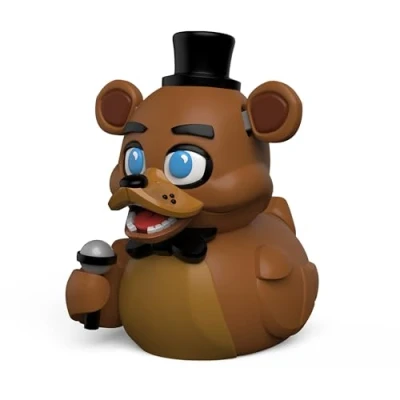 Image of TUBBZ First Edition: Five Nights At Freddy&#039;s Freddy Fazbear Cosplaying Rubber Duck Vinyl Figure