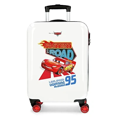 Image of Disney Cars Good Mood Multicoloured Cabin Suitcase 34 x 55 20 cm Rigid ABS Combination Lock 32 Litre 2.5 kg 4 Double Wheels Hand Luggage