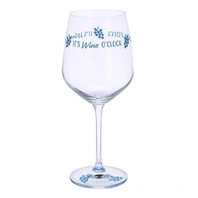 Image of Dartington Crystal Time It&#039;s Wine O&#039;clock, 1 Count (Pack of 1)