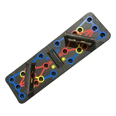 Image of Foldable Push Up Board 14 In 1 Body Building Rack Exercise Tools Workout