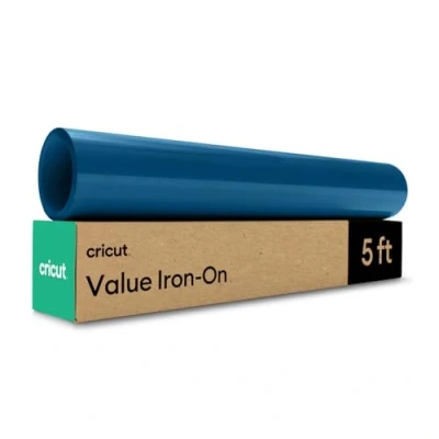 Image of Cricut Value Iron on Navy Blue 12 in x 5 ft (1)
