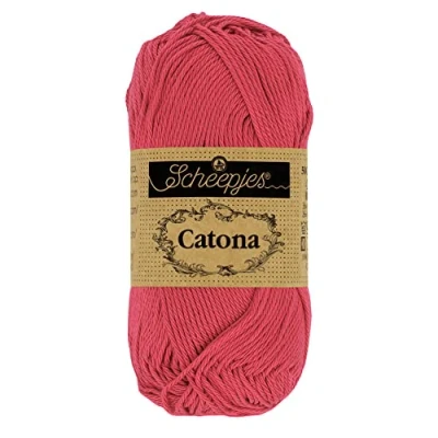 Image of Scheepjes Catona 258 Rosewood Yarn 1x50g