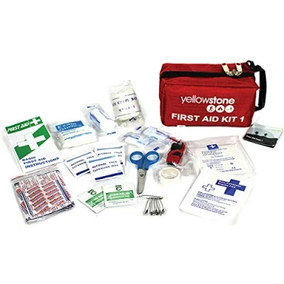 Image of New First AID KIT 1 Bag Safety Medical Emergency PLASTERS Bandages Travel