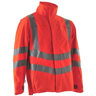 Image of Pulsarail SoftShell Jacket, 3X Large, Hi Viz Orange