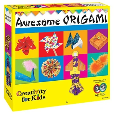 Image of Creativity For Kids F901580 West Design Junior Selection Awesome Origami Large Kit, Multi Color
